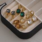 Beautiful jewelry pieces for women including necklaces, bracelets, earrings, and rings.