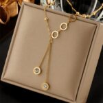 Beautiful jewelry pieces for women including necklaces, bracelets, earrings, and rings.