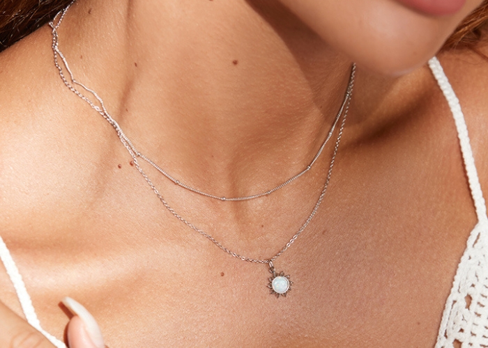 Beautiful jewelry pieces for women including necklaces, bracelets, earrings, and rings.