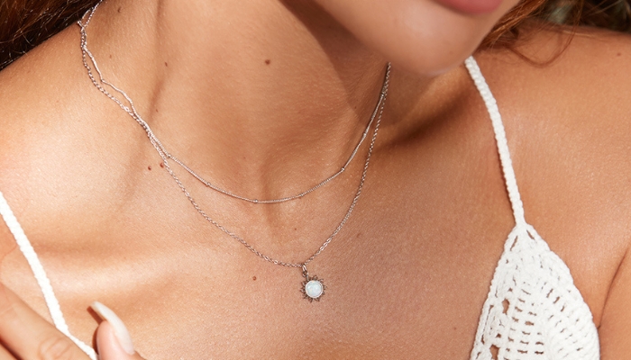 Beautiful jewelry pieces for women including necklaces, bracelets, earrings, and rings.
